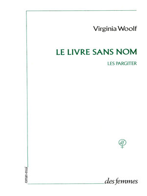 cover image of Le livre sans nom